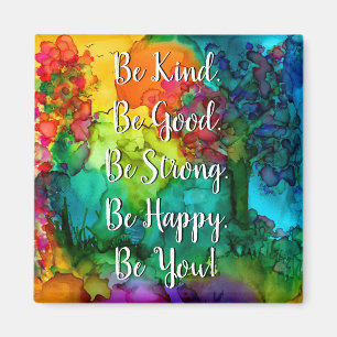 Mots motivationnels et inspirants Magnet 2"