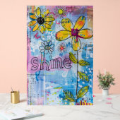 *~* Mots Positifs BRILLER Doodle Floral (Mariage)