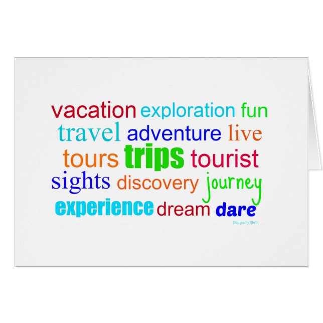 Mots pour voyager (Devant horizontal)