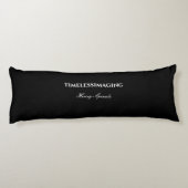 Mots réconfortants sur coussin du corps (Dos)