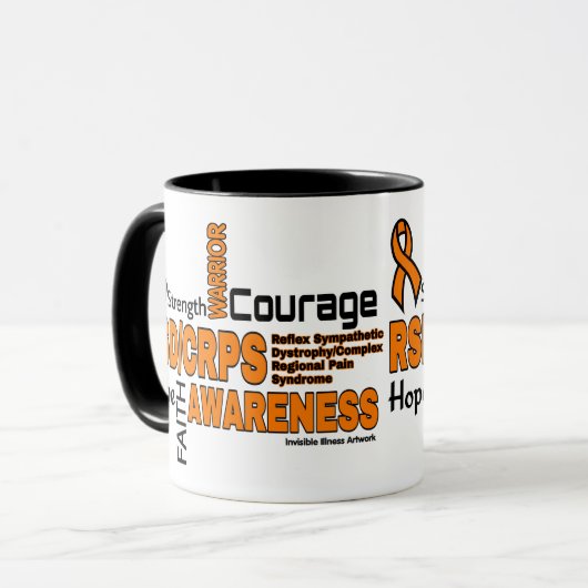 Mots...RSD/CRPS Mug (Devant gauche)