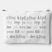 MOTS tricot Grand sac d'accessoires (Verso)