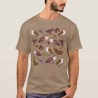 Motten En Uilen Grappige Dieren retro T-shirt