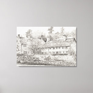 Mottistone Hall Isle of Wight UK 2008 Canvas Afdruk