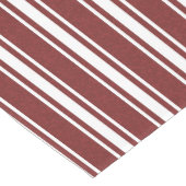Mottled Double Striped Cranberry Medium Tafelloper (Hoek)