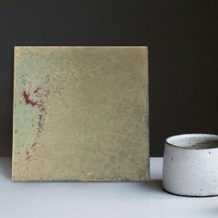 Mottled Marked Earth Tone Wall Decor Art Nouveau Tegeltje
