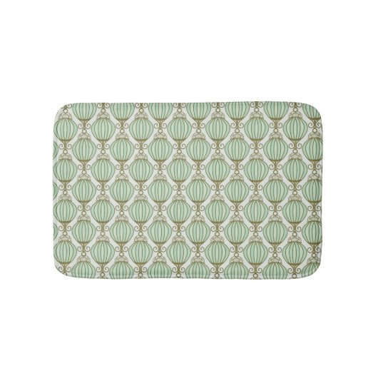 Motton Blue Pattern Badmat (Voorkant)