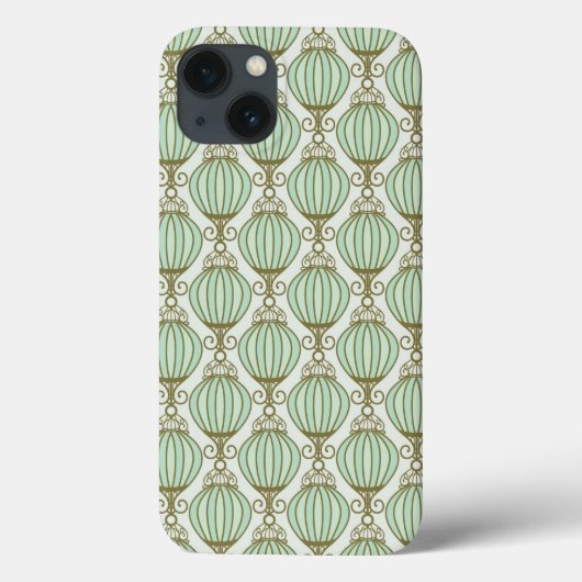 Motton Blue Pattern Case-Mate iPhone Case (Achterkant)