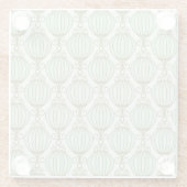 Motton Blue Pattern Glazen Onderzetter (Achterkant)