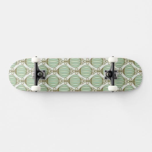 Motton Blue Pattern Skateboard (Horizontaal)