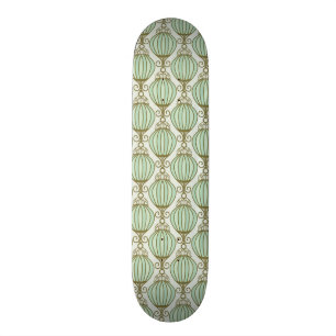 Motton Blue Pattern Skateboard