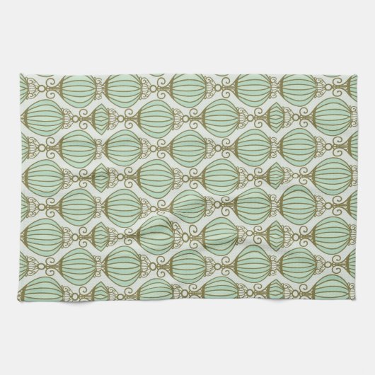 Motton Blue Pattern Theedoek (Horizontaal)