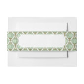 Motton Blue Pattern Uitnodigingen Wikkel (Voorkant Voorbeeld)