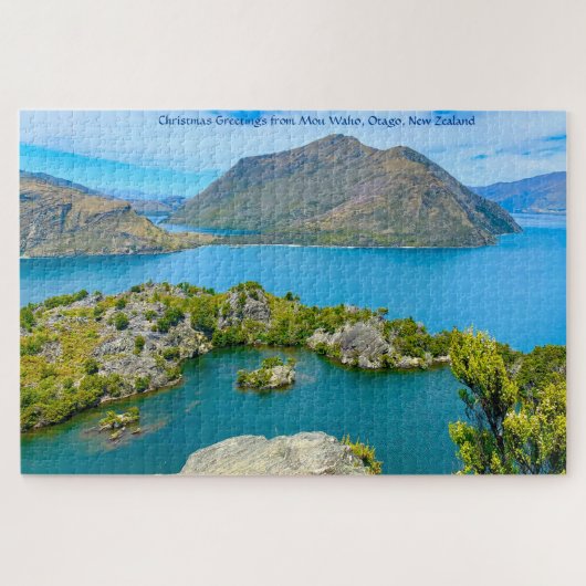 Mou Waho, Otago, New Zealand Jigsaw Puzzle (Horizontal)