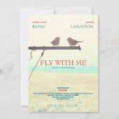 Mouche avec moi - faire-part de mariage (Devant)