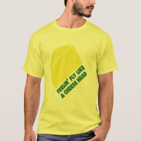 mouche comme un T-shirt de tête de fromage