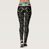 Mouche sauvage - libellules - Leggings de compress (Dos)
