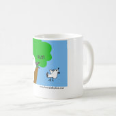 Mouche ! Tasse douce de birdie (Devant droit)