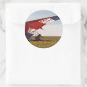 "Mouche venue avec moi !" Autocollant (Sac)