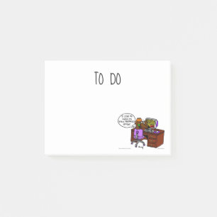 Moucheron "POUR FAIRE" des notes de post-it de