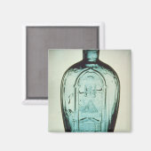 Moudgeblazen masonische kolf magneet (Voorkant / Achterkant)