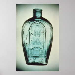 Moudgeblazen masonische kolf poster