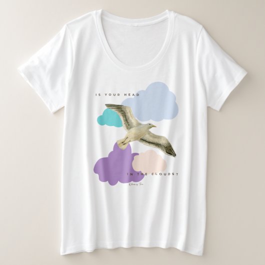 Mouette dans les nuages (Design devant)