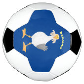 Mouette drôle avec frites dessin animé (Tourné)