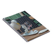 Mouette et carnet vide en verre (Côté Droit)