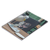 Mouette et carnet vide en verre (Côté gauche)