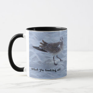 Mouette sur la Mug de plage