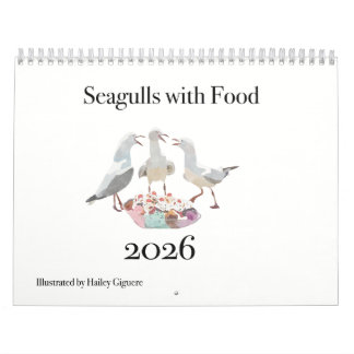 Mouettes avec calendrier Food 2026