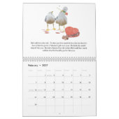 Mouettes avec calendrier Food 2026 (Feb 2027)