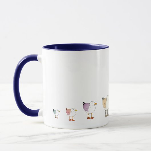 Mouettes de plage Mug (Gauche)