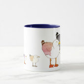 Mouettes de plage Mug (Centre)