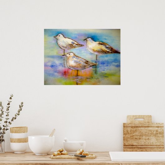 Mouettes - Poster (Cuisine)