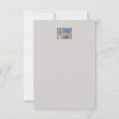 Mouettes Sur La Carte De Voeux Plat Beach (Dos)