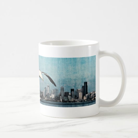 Mouettes sur Seattle Mug (Droite)