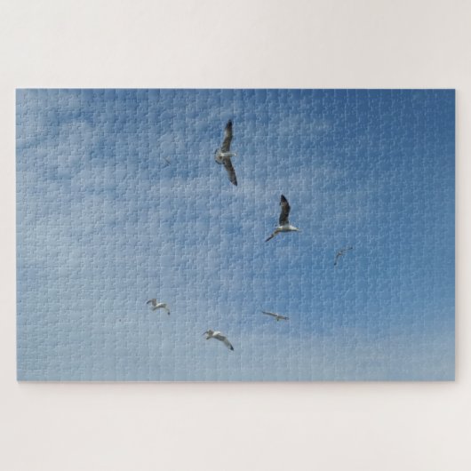 Mouettes volantes Jigsaw Puzzle (Horizontal)