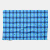 mouettes volantes sur serviette bleue (Horizontal)