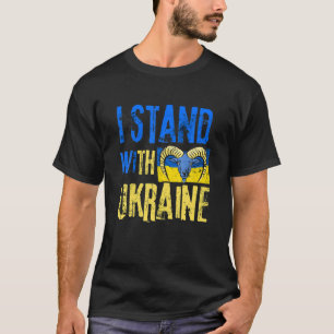 Mouflon Oekraïne Ik sta achter de Oekraïense vlagg T-shirt