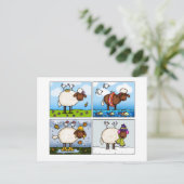 mouflons de toutes les saisons carte postale (Debout devant)