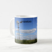 Moulin à vent du Kansas Mug (Devant gauche)