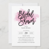 Moulin rose| Invitation à la douche nuptiale (Devant)