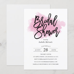 Moulin rose Invitation à la douche nuptiale