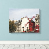 Moulin Rouge ! Paris, France, photographie, toile (Insitu (Plancher de Bois))