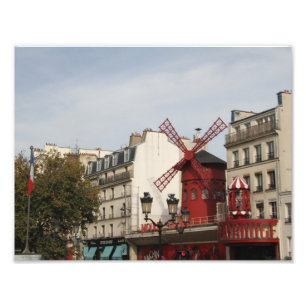 Moulin Rouge! Paris Frankrijk Fotografie, Home dec Foto Afdruk
