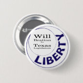 Moultrie Liberty Moon, Will Bratton Ronde Button 5,7 Cm (Voorkant /achterkant)