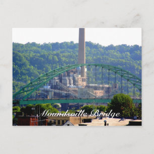 Moundsville Bridge Briefkaart