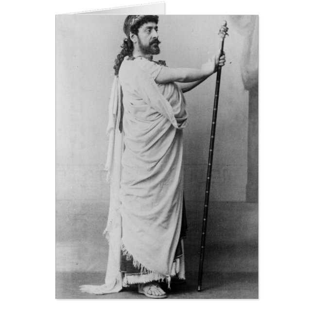 Mounet-Sully as Oedipus in 'Oedipus Rex' (Voorkant)